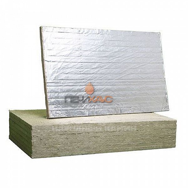 Огнезащитная плита Rockwool Firebatts 110 AluFoil 30x600x1000 мм