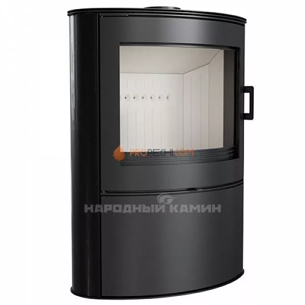 Печь-камин Kratki Koza/AB/S/2/KAFEL/CZARNA