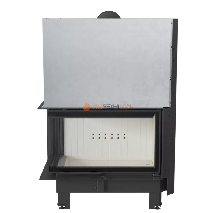 Каминная топка стальная Kratki MBO/L/BS/G/SG (гнутое стекло) (15 кВт)