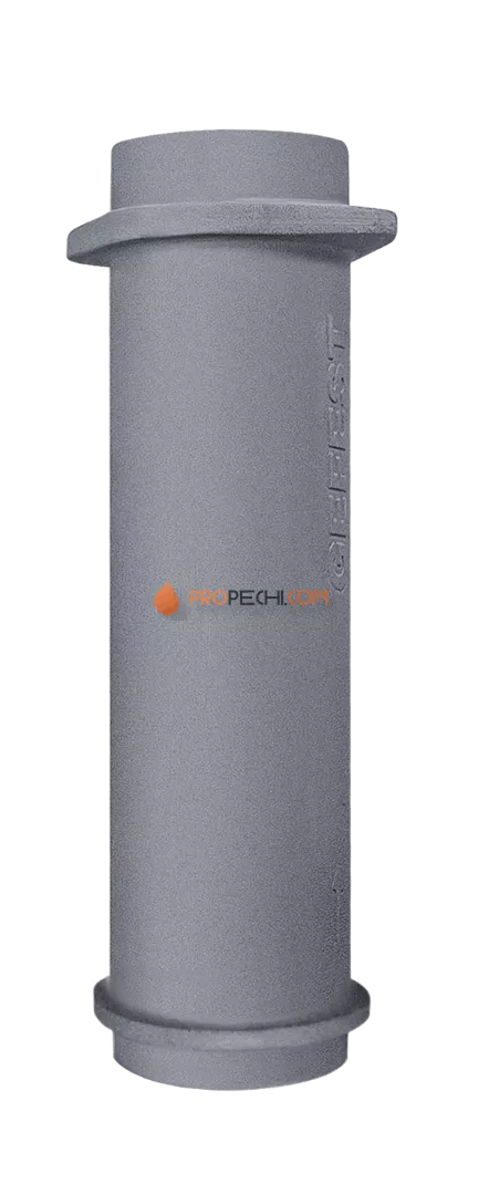 Чугунная нижняя труба для шибера Гефест (115/500)