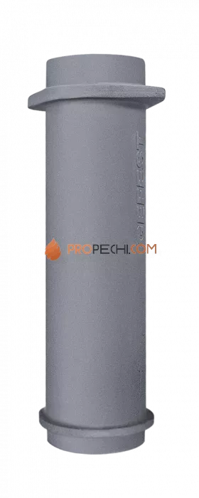 Чугунная нижняя труба для шибера Гефест (115/500)