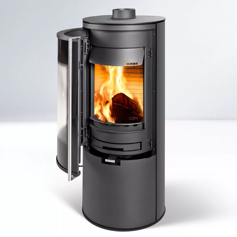Печь-камин Thorma TOLEDO exclusive, черная