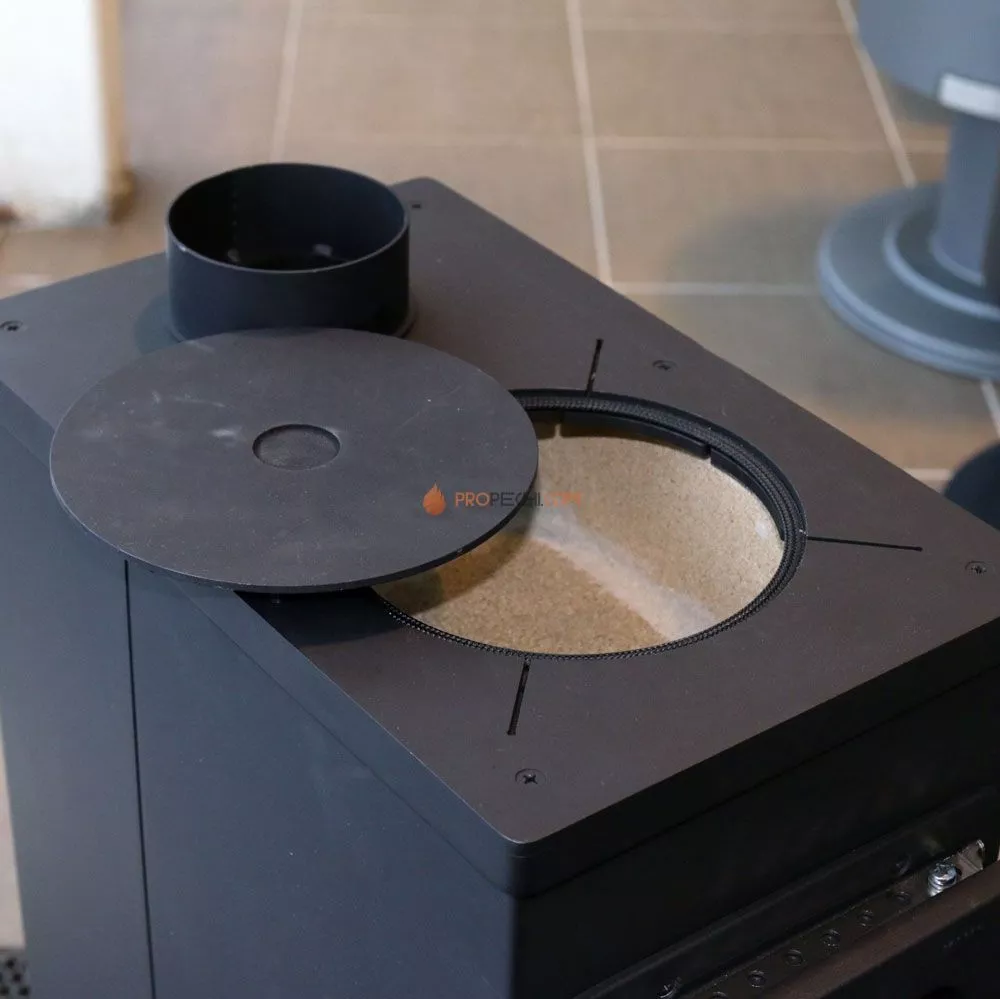 Печь-камин Thorma Flensburg Top, черная