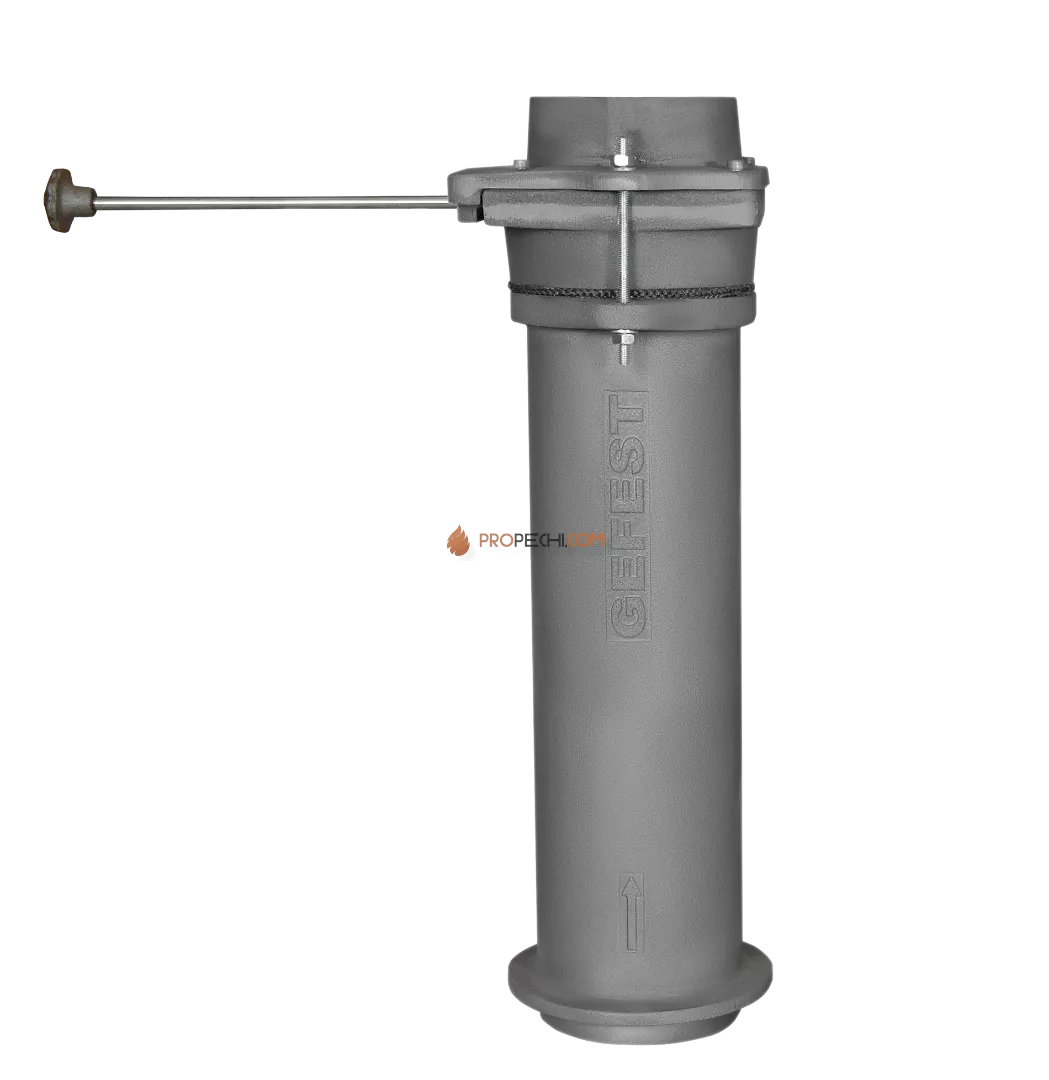 Чугунный шиберный модуль Гефест 130/500