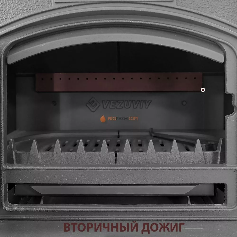 Печь-камин Везувий KZ-14SР "Антрацит"