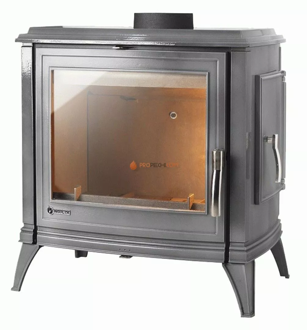 Печь-камин Invicta Sedan L эмаль графит NEW