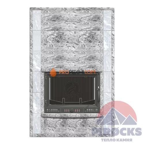 Каминная облицовка Pirocks Стокгольм (пироксенит элит)