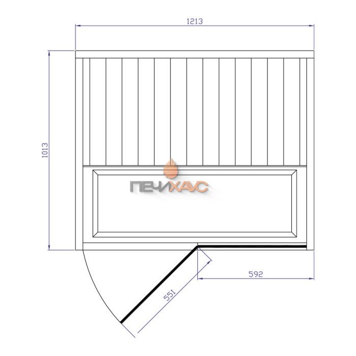 Инфракрасная сауна Tylo Tylosand INFRA CABIN T820H BLACK