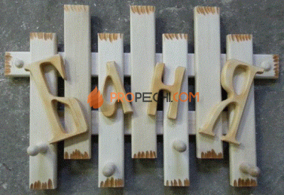 Вешалка "Баня" липа-осина