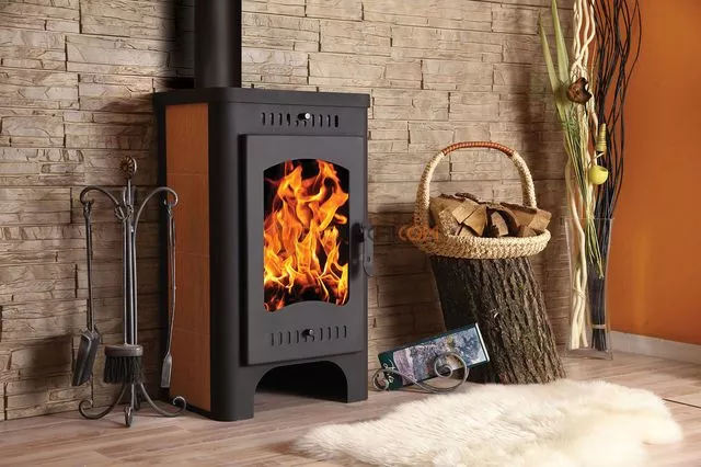 Печь-камин ЭкоКамин Бавария Оптима с плитой