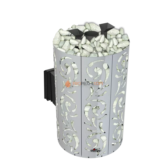 Дровяная банная печь Grill’D Violet World Steel Long Window Max Pro