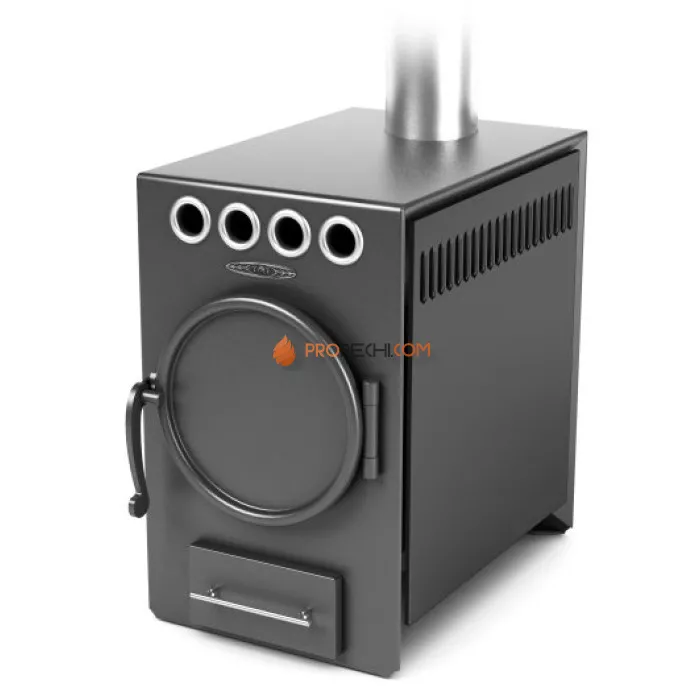 Печь отопительная Термофор (TMF) НОРМАЛЬ-2 ТУРБО антрацит, ТВ