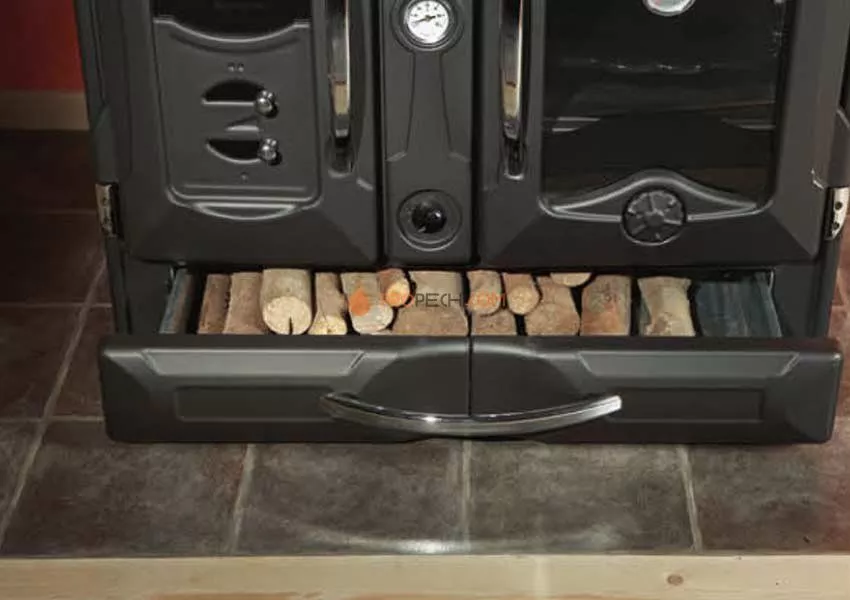 Печь-камин LaNordica TermoSuprema Compact D.S.A. Nero