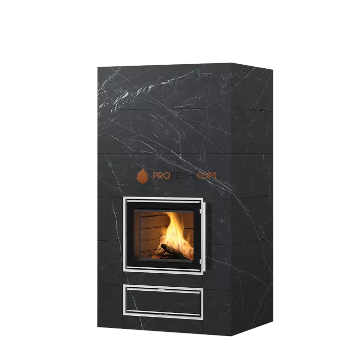 Печь-камин Tulikivi Kaila V4 чёрый мрамор