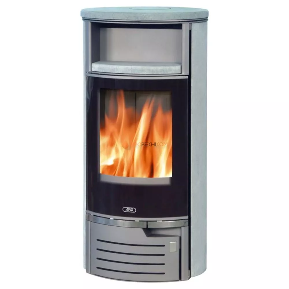 Печь-камин ABX  Atlantik 5  серая талькохлорит