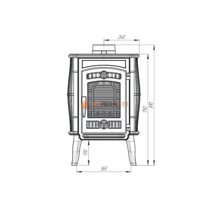 Печь-камин Атмосфера Маэстро