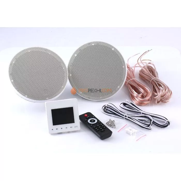 Комплект акустической системы для сауны и хамам, bluetooth, USB, SD STEAMTEC TOLO-music system