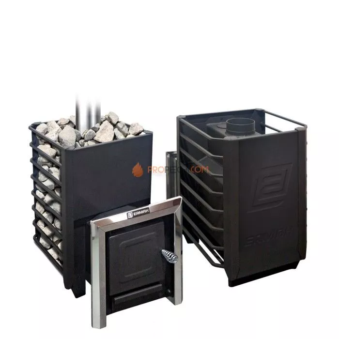 Дровяная печь для бани Ермак 16 Сетка - Классика