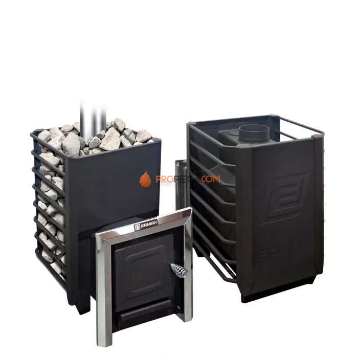 Дровяная печь для бани Ермак 16 Сетка - Классика
