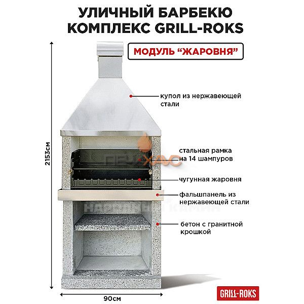 Барбекю Grill Roks Жаровня