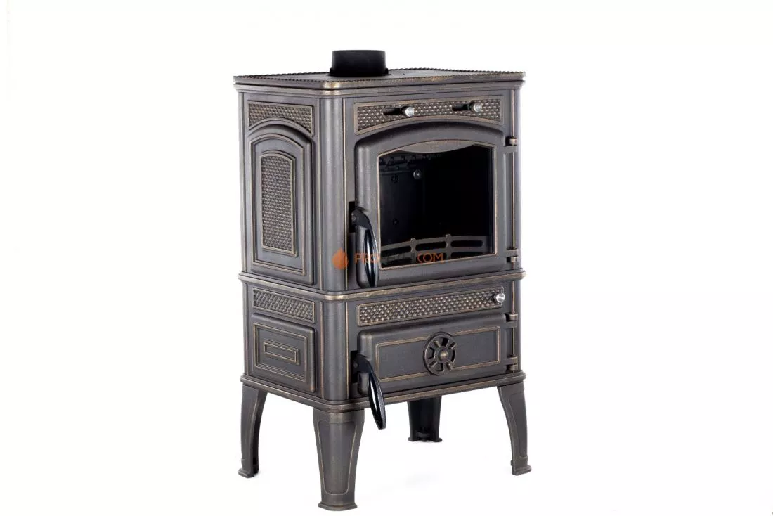 Печь-камин Fireway Dacha I патина бронза