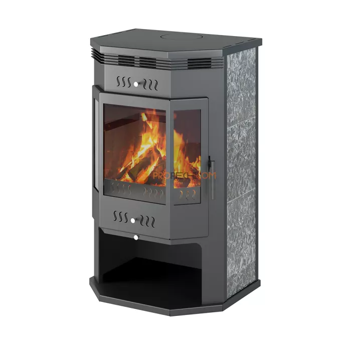 Печь-Камин ASTON 12 кВт (200 м³) Призматик (Пироксенит Элит)