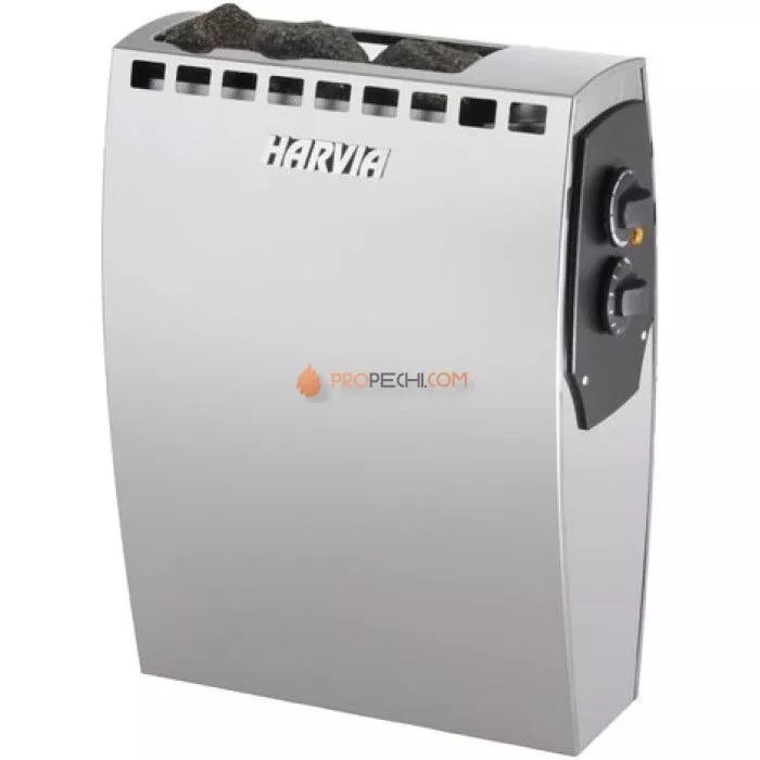 Электрическая печь Harvia Alfa A30 Steel (со встроенным пультом)