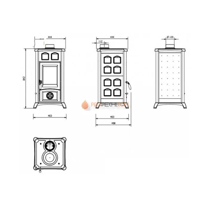 Печь-камин La Nordica Gemma Liberti PANN