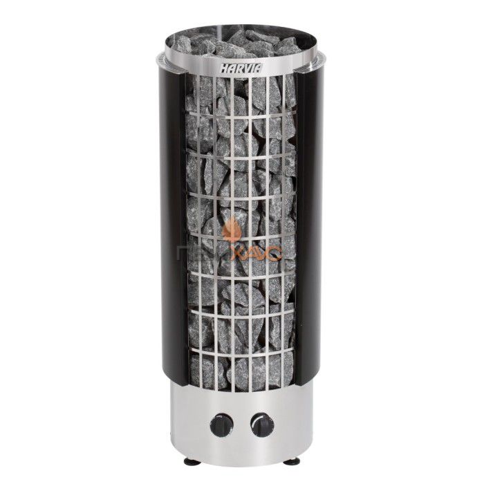 Электрическая печь Harvia Cilindro PC90Н Black (со встроенным пультом)