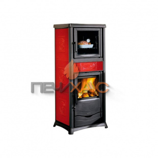 Печь-камин La Nordica TermoRossella Plus Forno DSA 4,0 Liberty Bordeaux