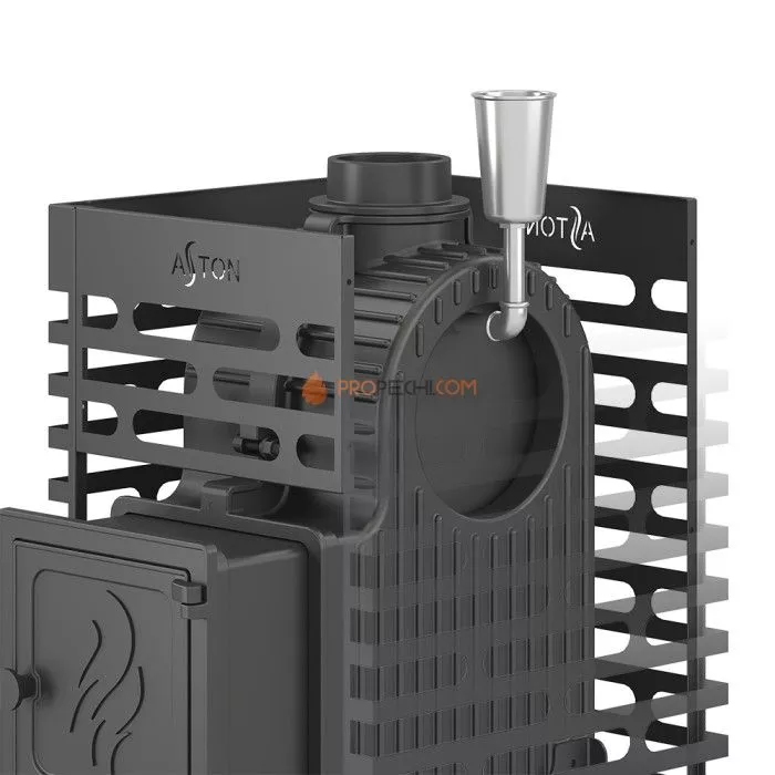 Чугунная печь для бани ASTON Шторм 16 (ДТ-4С) Long