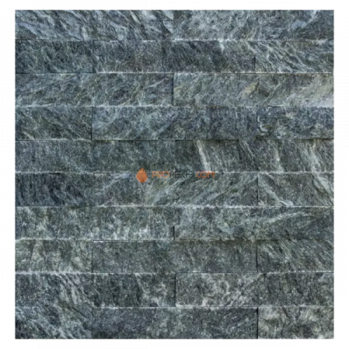 Плитка Гефест 200x40x20 рваный камень змеевик