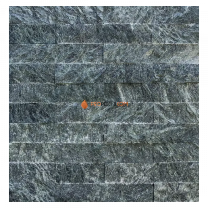 Плитка Гефест 200x40x20 рваный камень змеевик