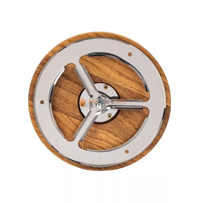 Клапан вентиляционный Woodson ф125, дуб