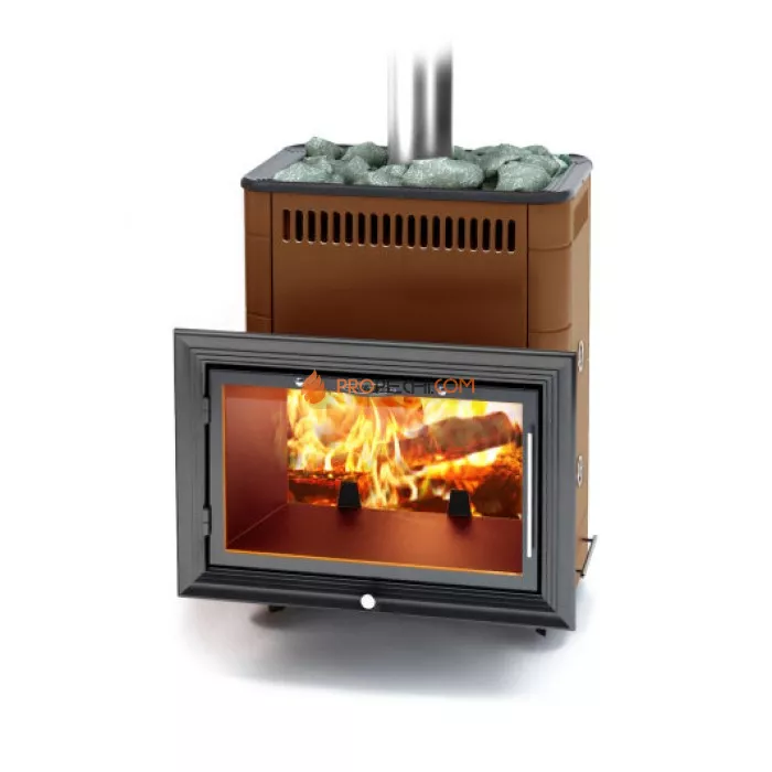 Печь для бани Термофор Витрувия II Inox БСЭ ТО терракота