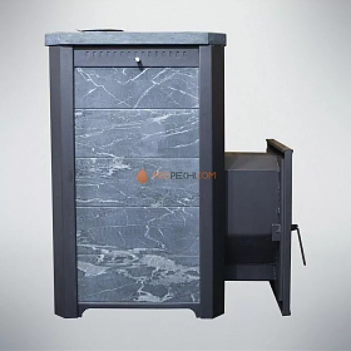 Дровяная печь для бани Варвара Сказка удлиненная