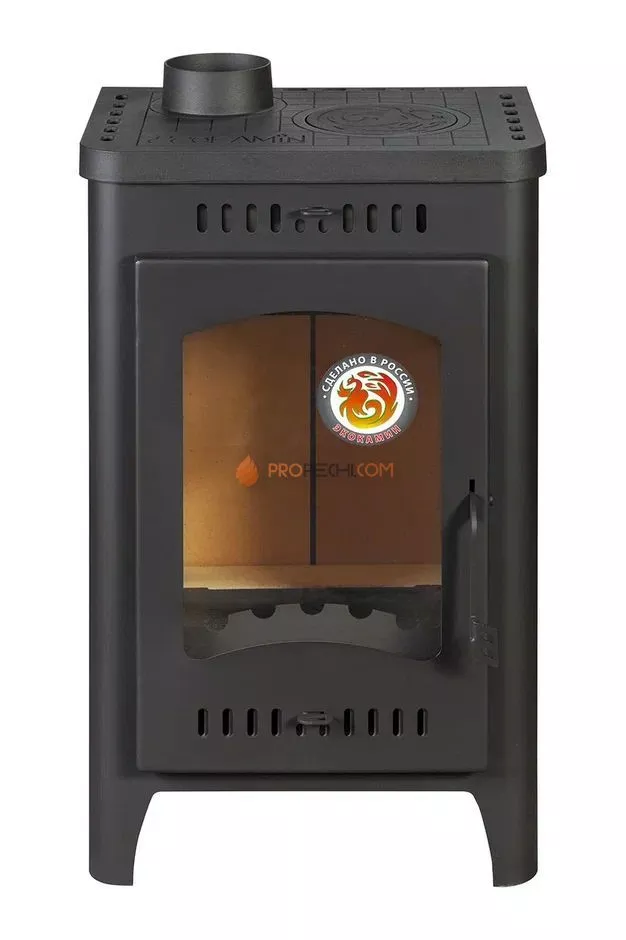 Печь-камин ЭкоКамин Бавария Оптима с плитой