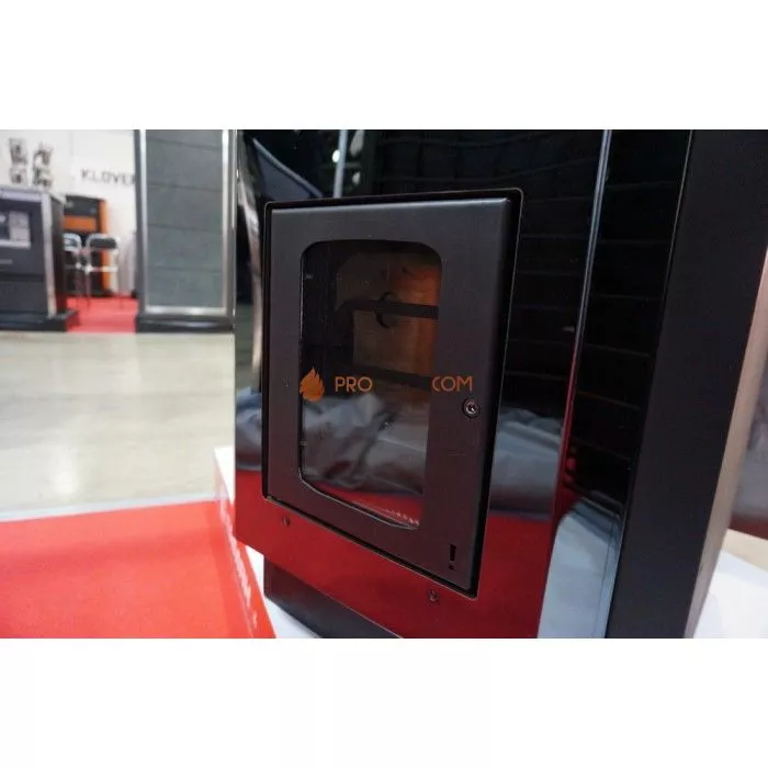 Дровяная печь для бани Ермак 30 Люкс BLACK (сталь)