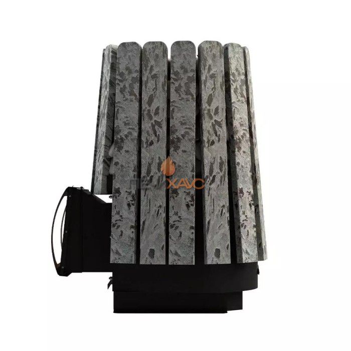 Дровяная банная печь Grill’D Cometa 350 Vega Short Window Max Stone Pro (Серпентинит)
