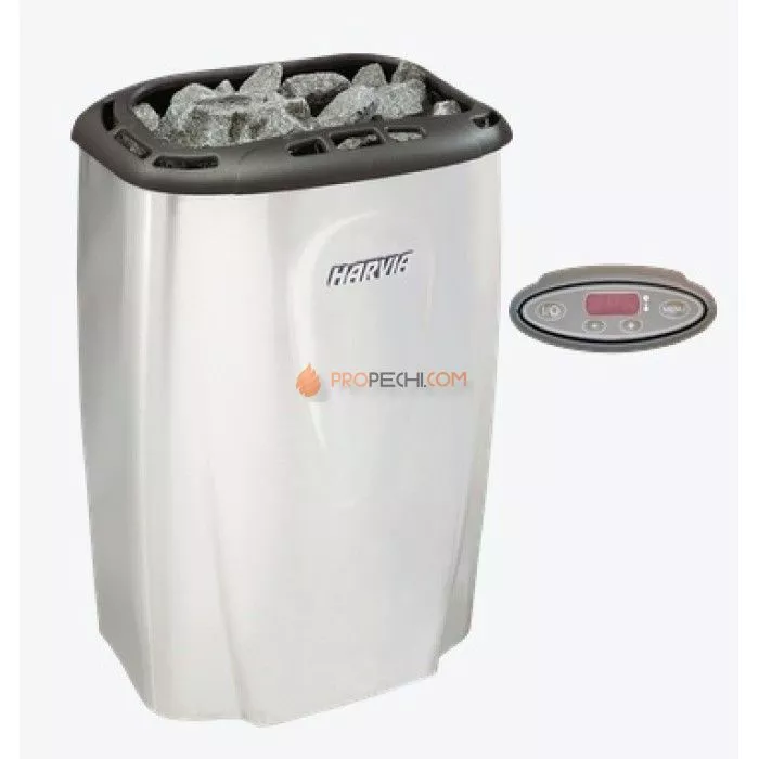 Электрическая печь Harvia Moderna V80Е-1 Titanium (с выносным пультом в комплекте)