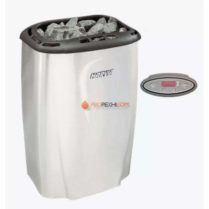 Электрическая печь Harvia Moderna V80Е-1 Titanium (с выносным пультом в комплекте)