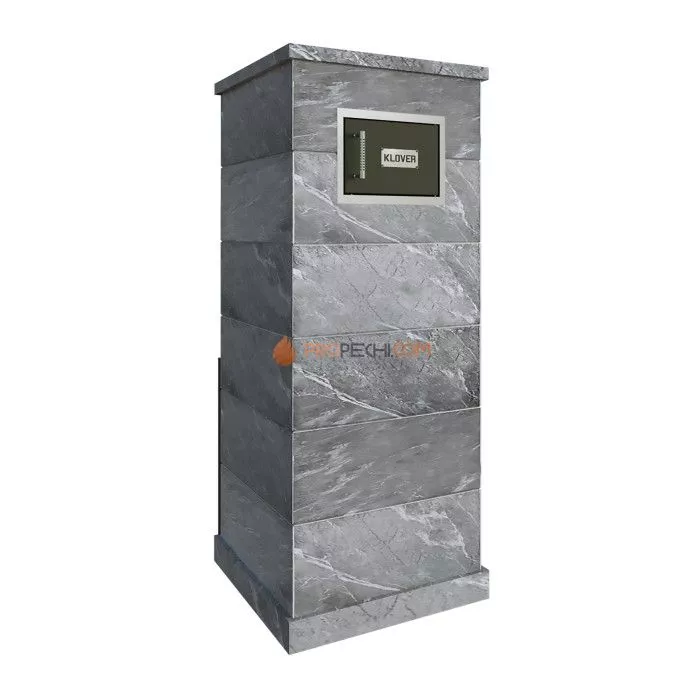 Газовая печь для бани Klover RT 50-RV 310S ( Талькомагнезит Стандарт, прямые углы )