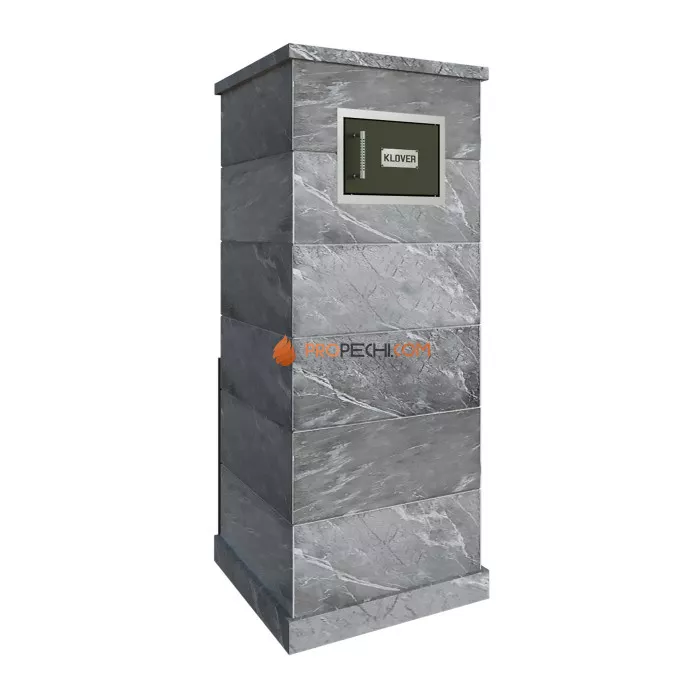 Газовая печь для бани Klover RT 50-RV 310S ( Талькомагнезит Стандарт, прямые углы )