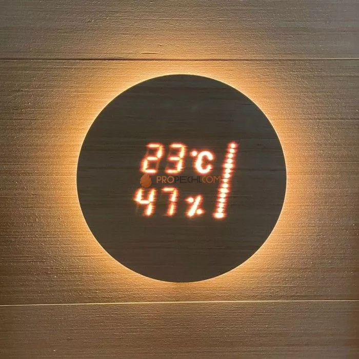 Термометр-гигрометр и таймер для сауны Cariitti Aspectu (хемлок)