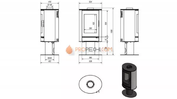 Koza/AB/S/N/DR/KAFEL/ CZERWONY