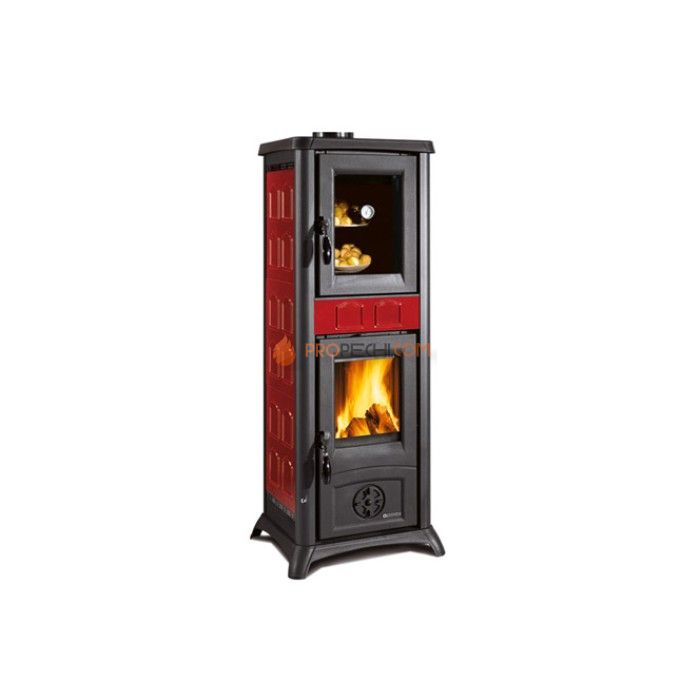 Печь-камин La Nordica Gemma Forno Bordeaux