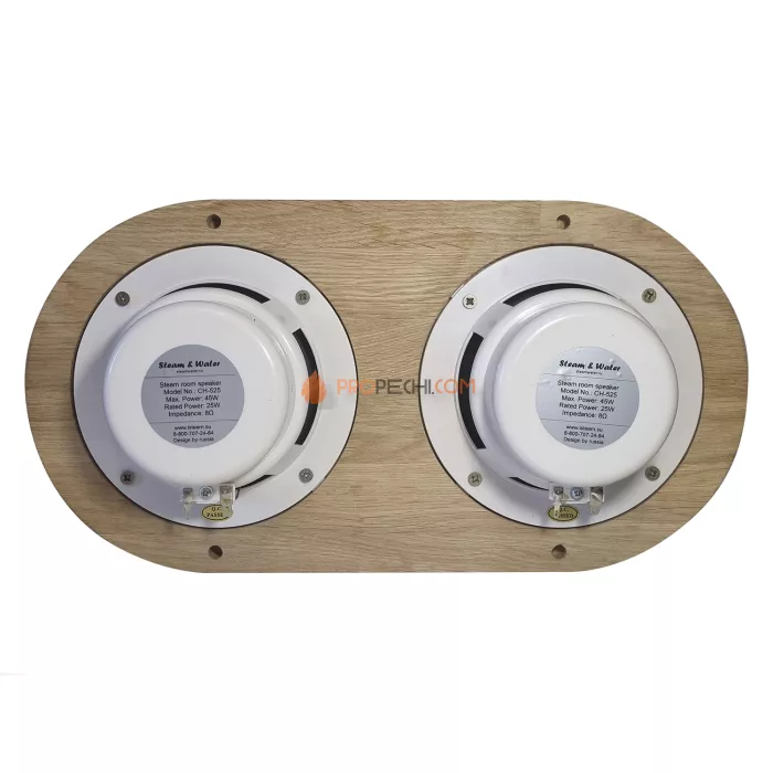 Комплект акустической системы SW 2 White Standart Wood, двойной Овал (Встраиваемый)