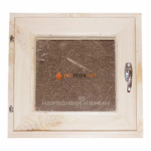 Окно для бани 30х30 с фурнитурой