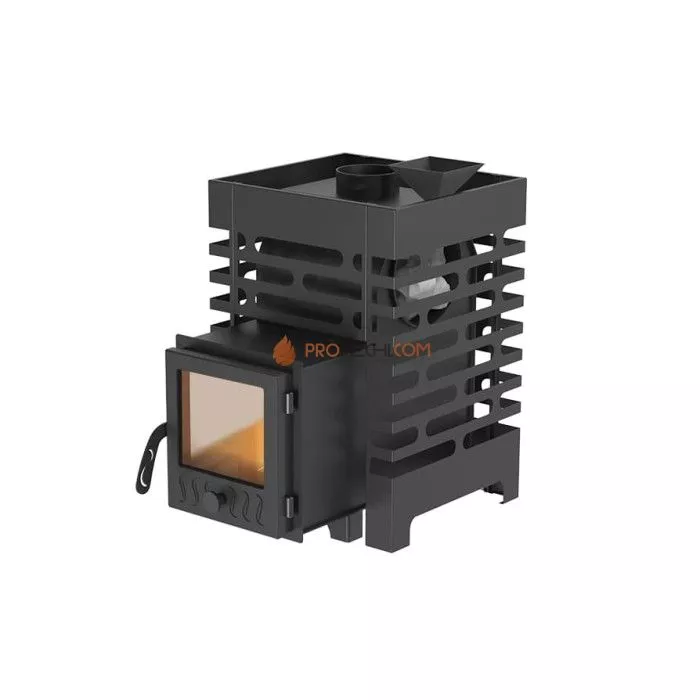 Дровяная печь для бани ASTON 12 стекло