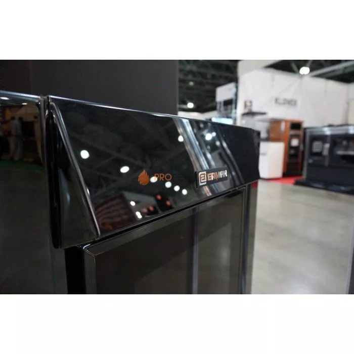 Дровяная печь для бани Ермак 30 Люкс BLACK (сталь)